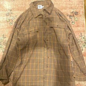 long sleeve flannel/ size: small